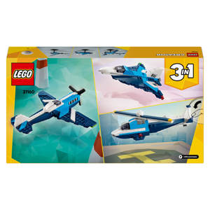 Lego Creator 3in1 Aircraft: Race Plane Toy Set 31160